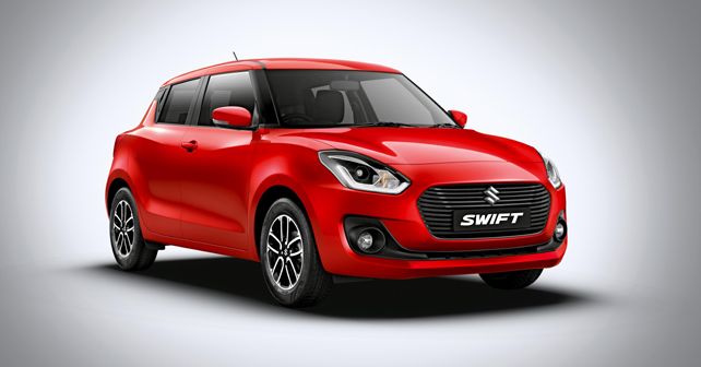 Maruti Suzuki Swift Right Side and Front View 