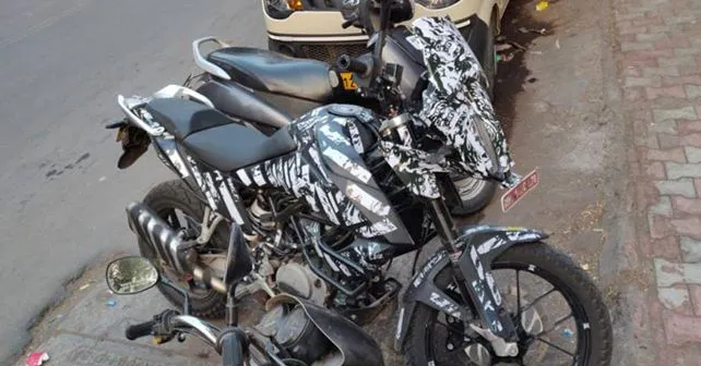 KTM 390 Adventure Test Mule Front Quarter