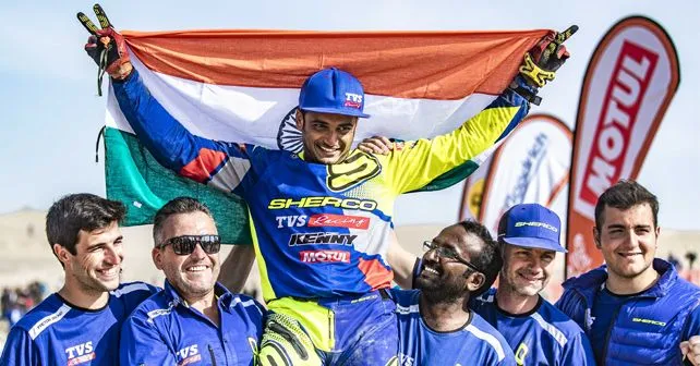 Aravind KP 2019 Dakar Finish