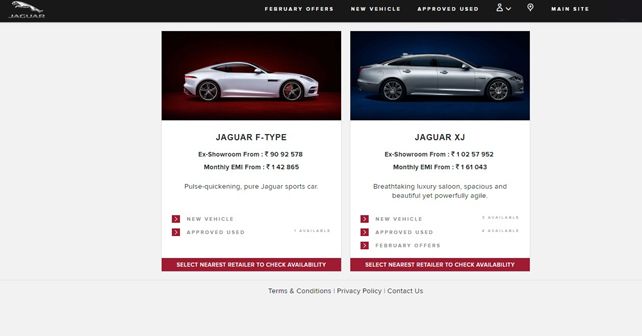 Jaguar Online Platform