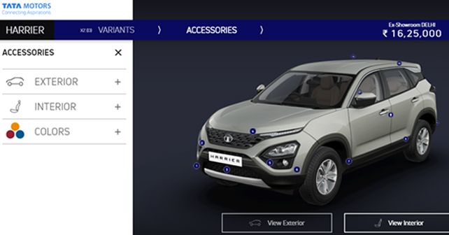 Tata Harrier Configurator Exterior