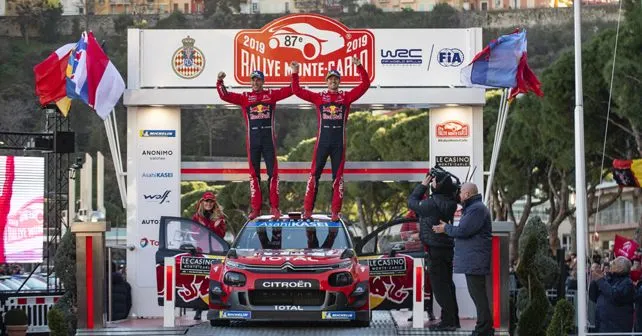 2019 WRC Rallye Monte Carlo Ogier And Ingrassia