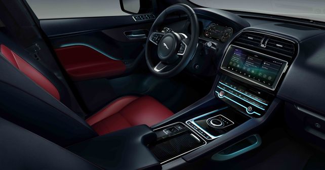 F PACE Chequered Flag Edition Interior