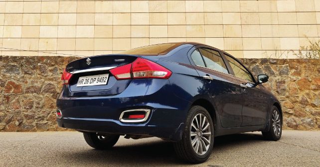 Maruti Suzuki Ciaz Rear View Maruti Suzuki Ciaz Rear View
