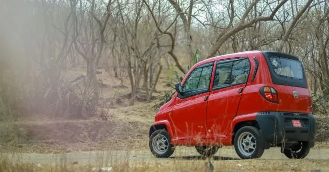 Bajaj Qute Rear View