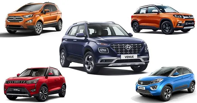 Hyundai Venue vs Ford EcoSport vs Maruti Suzuki Brezza vs Tata Nexon vs Mahindra XUV300: Spec comparison