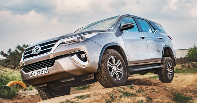 Toyota Fortuner Front Three Quarter Low Angle