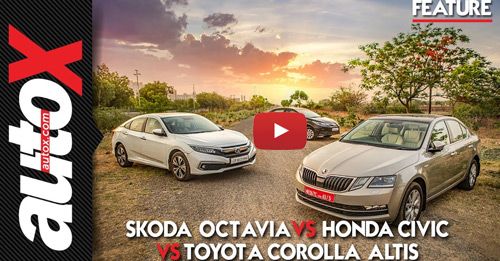 Honda Civic Vs Skoda Octavia Vs Toyota Corolla Altis