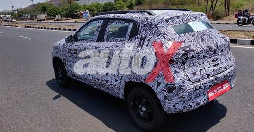 Renault Kwid Facelift Spied