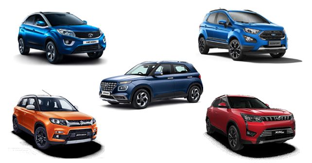 Venue Vs Nexon Vs EcoSport Vs XUV300 Vs Brezza