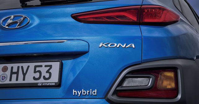 Hyundai Kona Hybrid badging