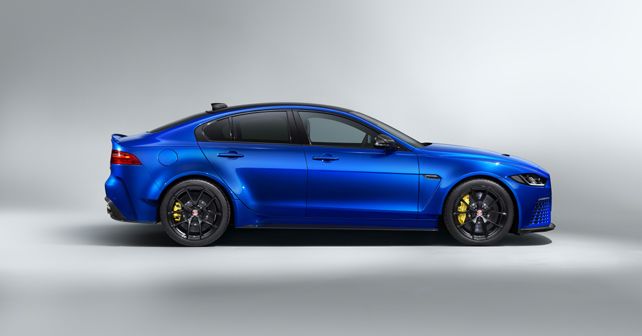 The XE SV Project 8 Touring Spec also misses out on the body graphics of the track car
