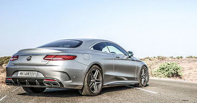 Mercedes-AMG S63 Coupe Rear Three Quarter