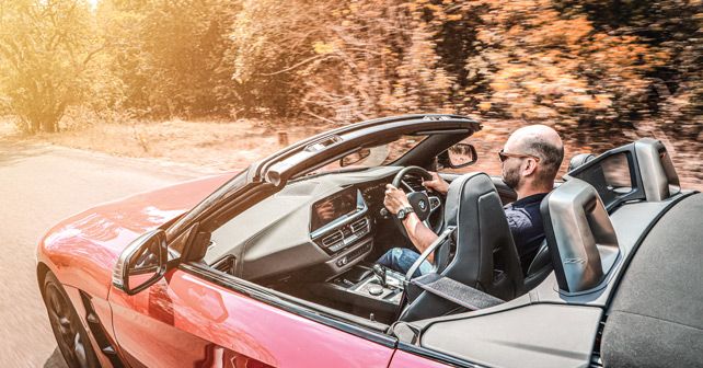 BMW Z4 M40i Roof Down