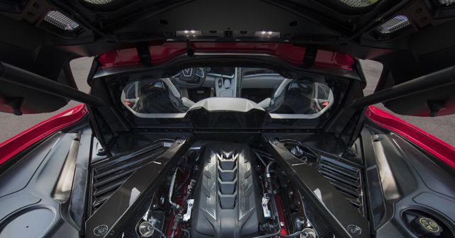 2020 Chevrolet Corvette Stingray Rear Hatch Open
