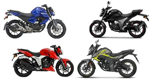 2019 Suzuki Gixxer Vs Yamaha FZ FI Vs Honda CB Hornet 160 R Vs TVS Apache RTR 160 2019 Suzuki Gixxer Vs Yamaha FZ FI Vs Honda CB Hornet 160 R Vs TVS Apache RTR 160