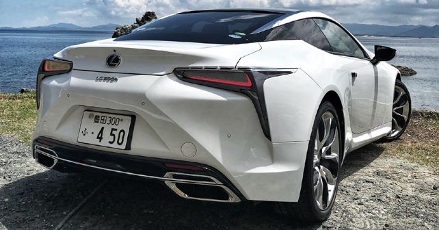 Lexus LC500h Rear Profile
