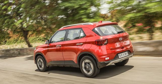 Hyundai Venue Rear Three Quarter Action