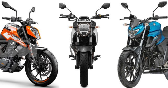 250duke Vs Gixxer250 Vs Fz25 Spec Comparison M