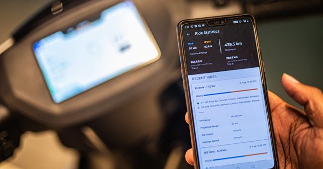 Ather 450 Smartphone App