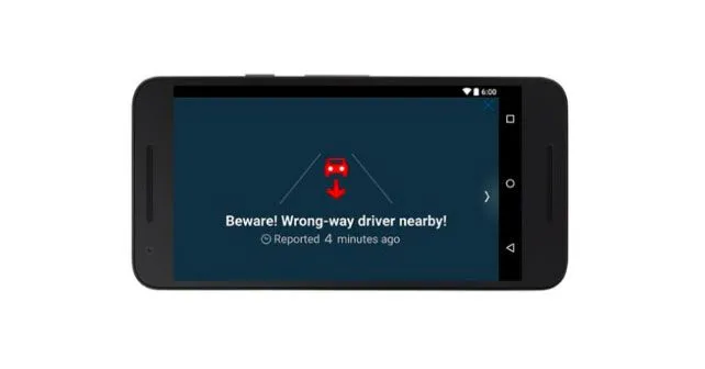 Bosch Wrong Way Driver Warning System Display