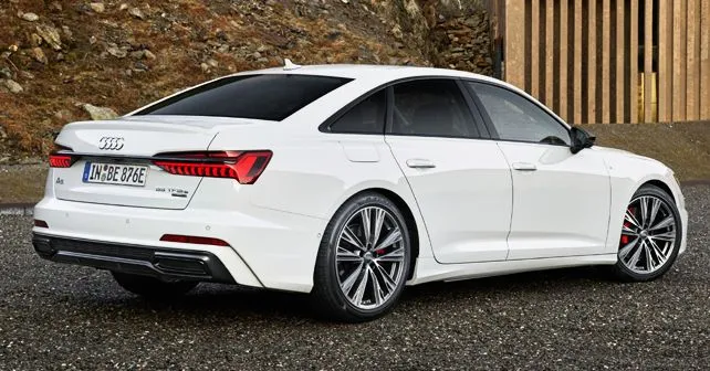 Audi A6 55 TFSI e quattro rear quarter static