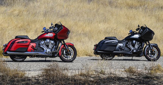2020 Indian Challenger Dark Horse and Challenger Limited  Side View