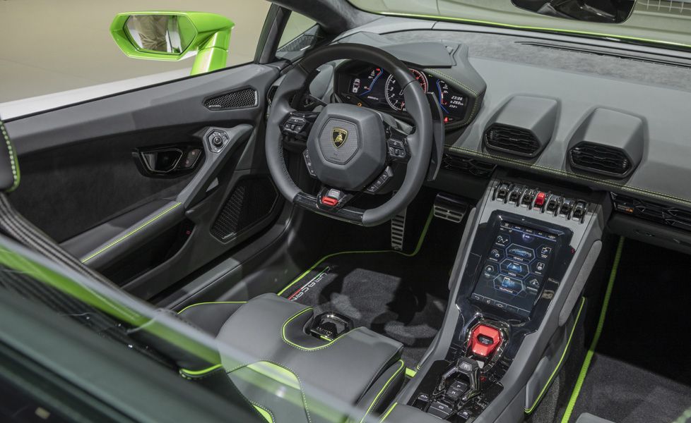 Lamborghini Huracan Evo Spyder Interior