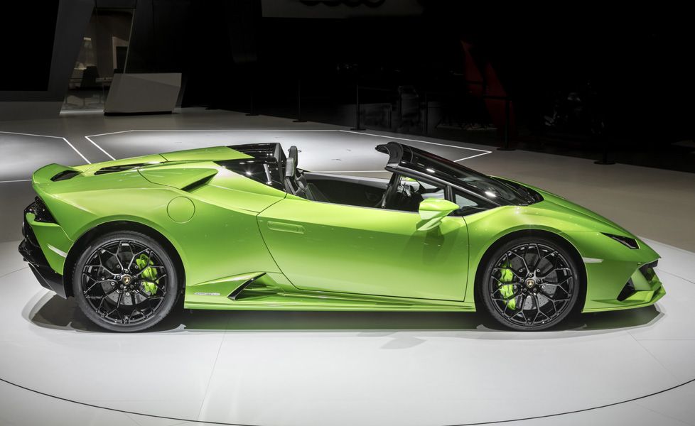 Lamborghini Huracan Evo Spyder Static Side Profile