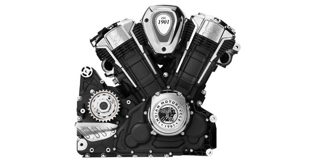 Indian Motorcycle PowerPlus motor Side View
