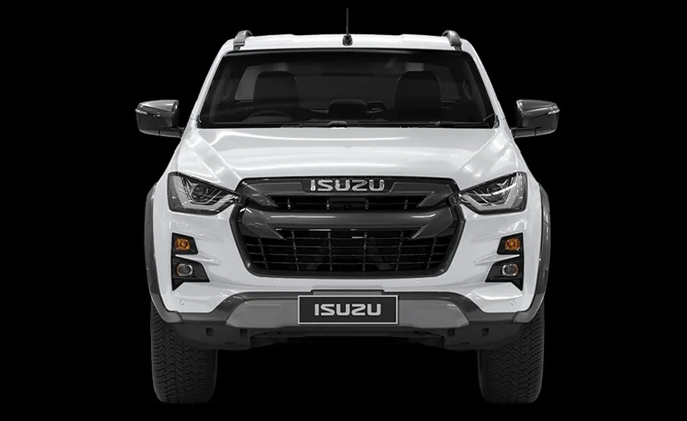 2020 Isuzu D-Max V-Cross  Exterior Front in White Pearl Everest