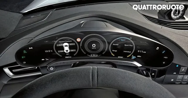 Porsche Taycan Instrument Cluster
