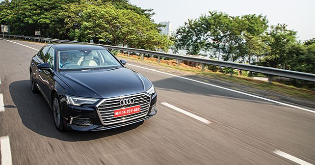 2019 Audi A6 Sedan Action Front Three Quarter