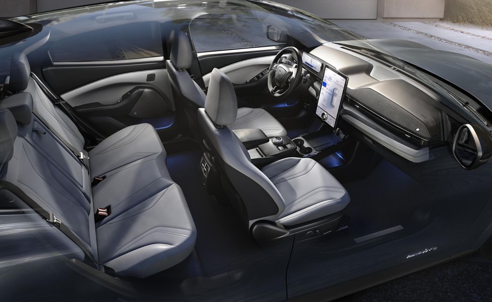 Ford Mustang Mach E Interior layout