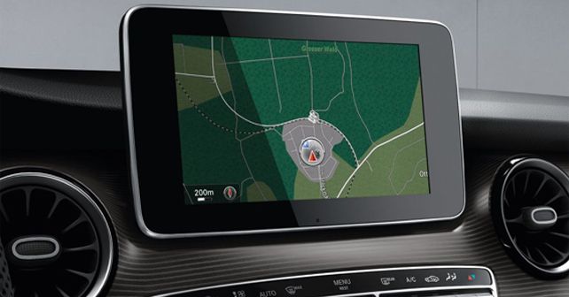 Mercedes Benz V Class Elite Infotainment Screen