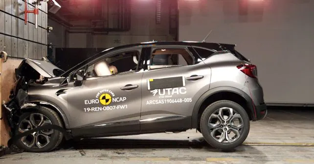 Renault Captur Euro NCAP Full Frontal Crash Assessment 2019