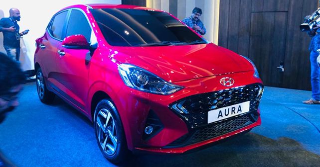 Hyundai Aura Front Quarter close up