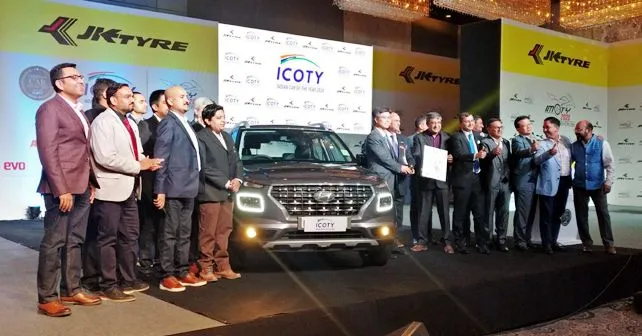 Hyundai Venue Wins The 2020 Indian Car Of The Year Award