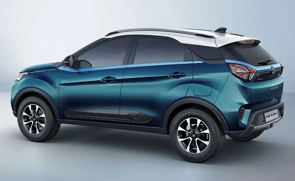 Tata Nexon EV Rear Quarter Static