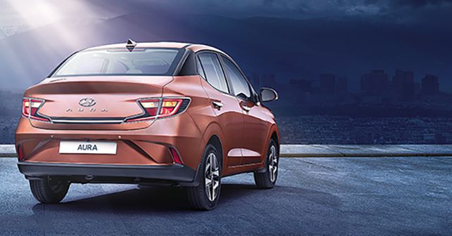 Hyundai Aura Rear View