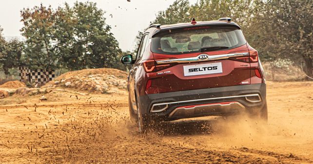 Kia Seltos On Dirt