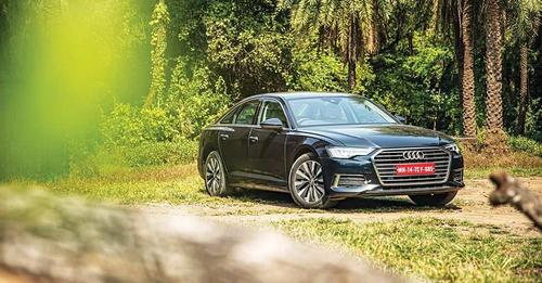 audi a6 image sedan static front three quarter g
