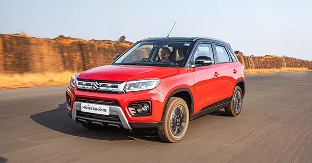 2020 Maruti Suzuki Vitara Brezza Facelift Front Quarter Motion 2020 Maruti Suzuki Vitara Brezza Facelift Front Quarter Motion