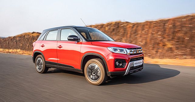 2020 Maruti Suzuki Vitara Brezza Facelift Front Right Quarter Motion1