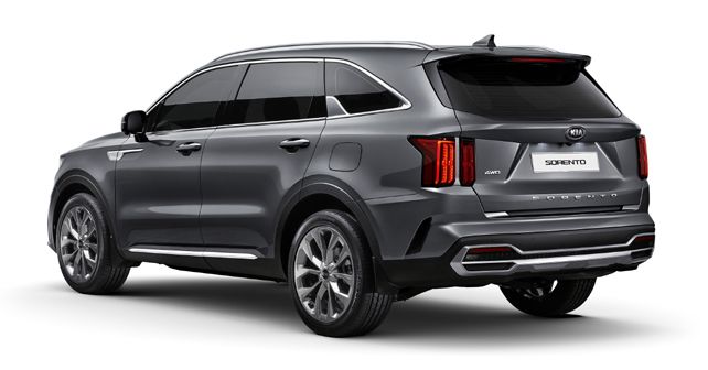 2021 Kia Sorento Grey  rear quarter
