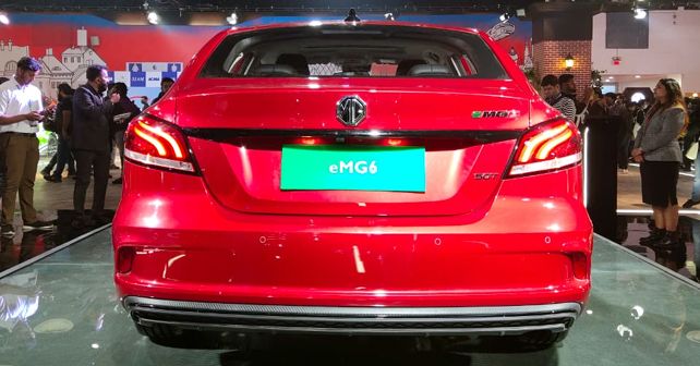 EMG6 Hybrid Sedan Rear View