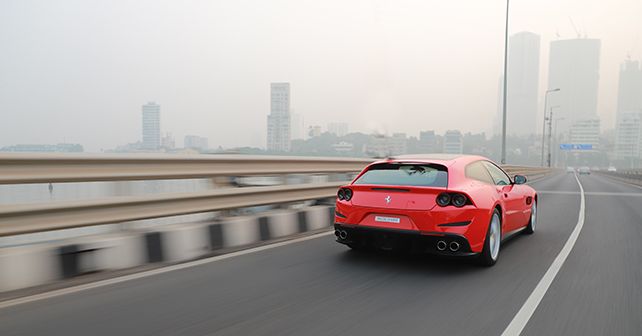 Ferrari Gtc4lusso T Rear Tracking Action
