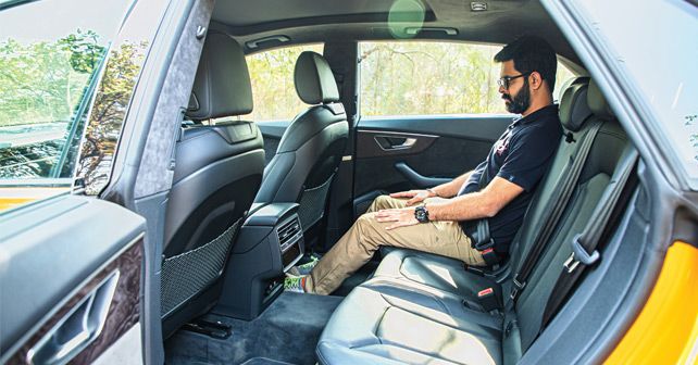 Audi Q8 India Interior Rear Seat
