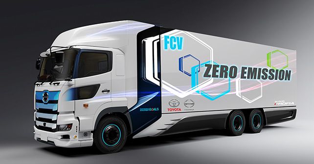 Toyota Hino Fuel Cell Truck Under Development M