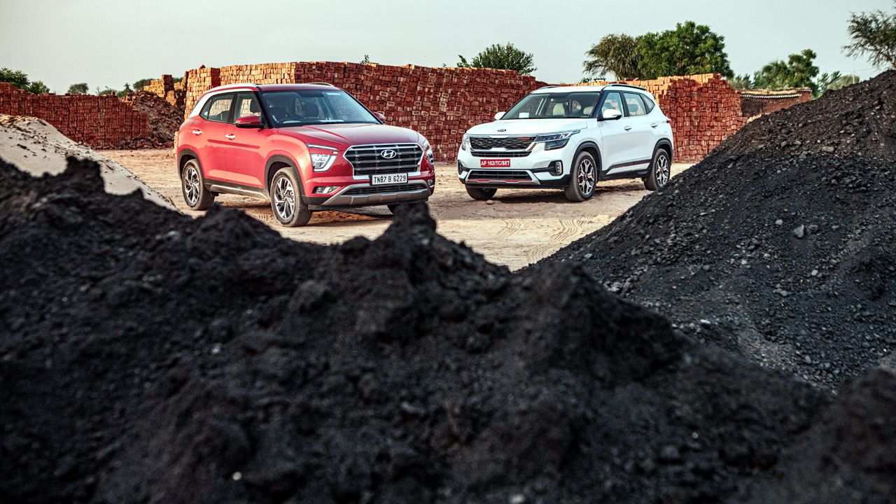 Hyundai Creta And Kia Seltos Front Profile1